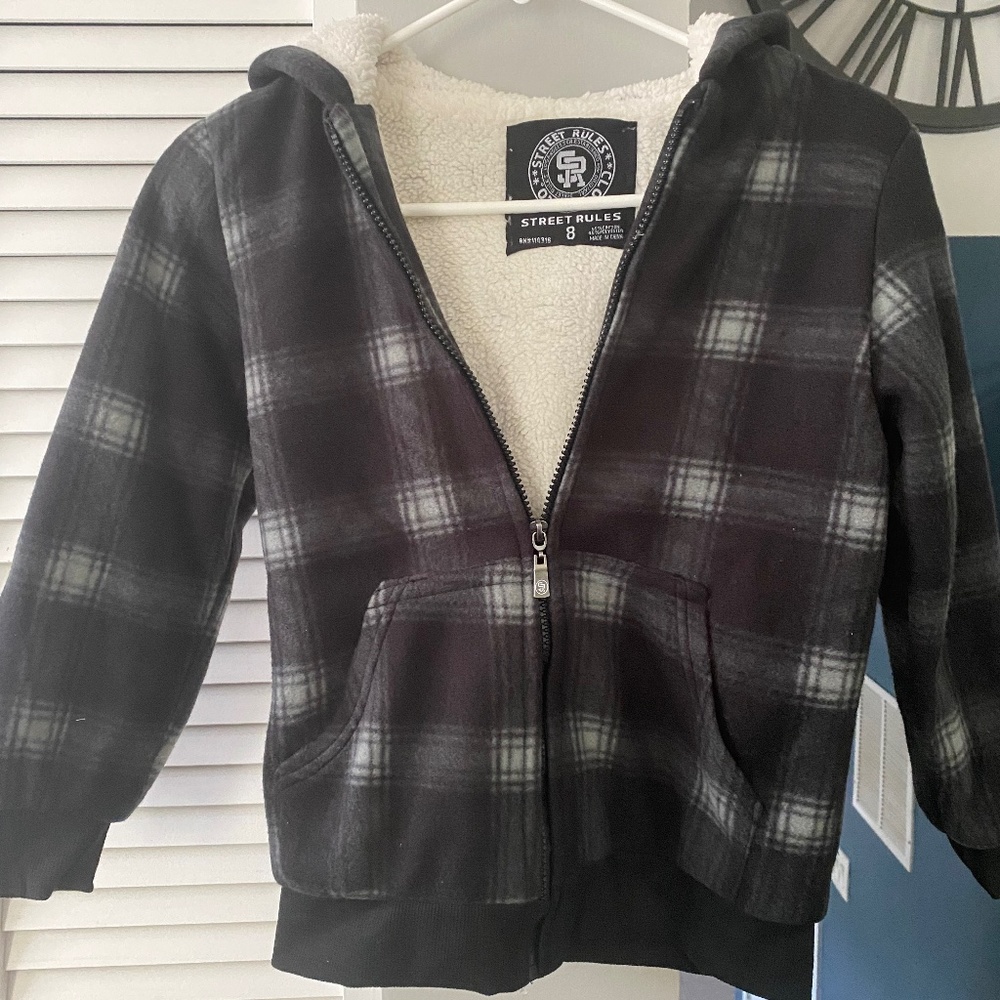 Children lined hoody